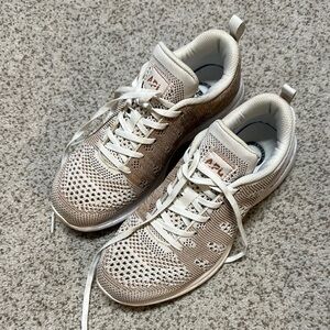 APL Beige Knit Sneakers